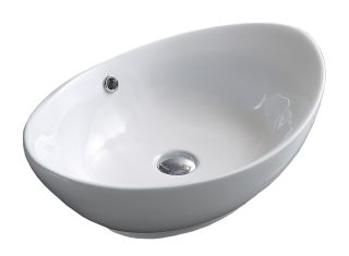 Раковина накладная BelBagno 60см белая BB1087